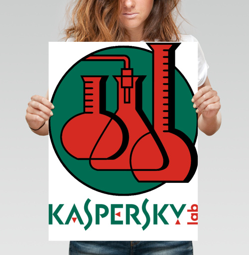 Фотография футболки Логотип Kaspersky Lab – символ надежной кибербезопасности