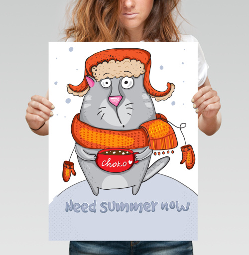 Фотография футболки I need summer..