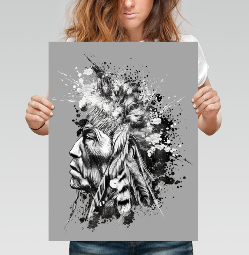 Фотография футболки Индеец