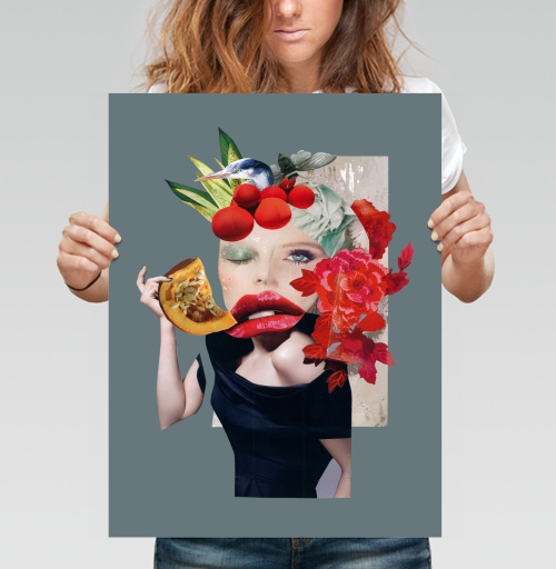 Фотография футболки Коллаж с тыковкой