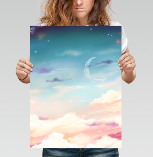 Фотография футболки Волшебное небо