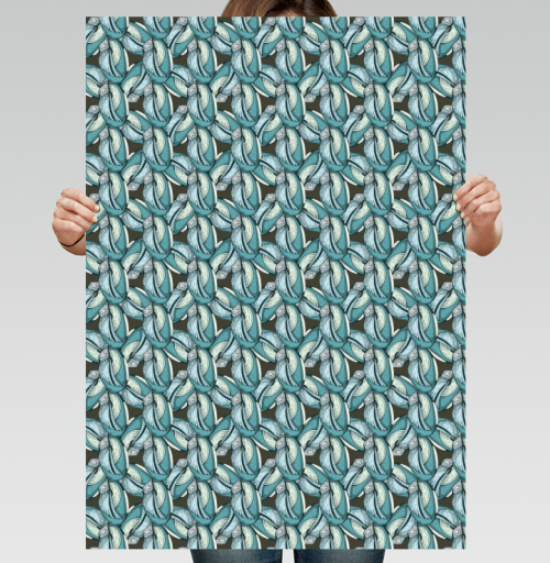 Фотография футболки Abstract pattern of shells / Абстрактный узор из ракушек
