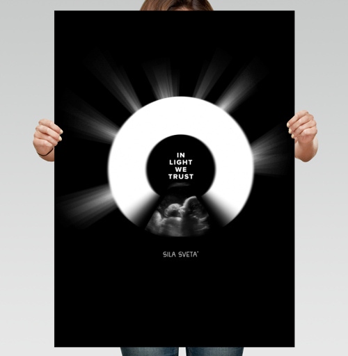 Фотография футболки IN LIGHT WE TRUST 2 / В СВЕТЕ МЫ ВЕРИМ 2