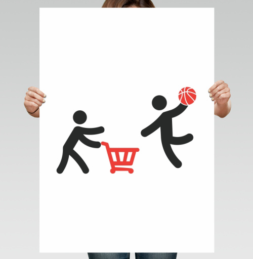 Фотография футболки Basket / Корзина для баскетбола