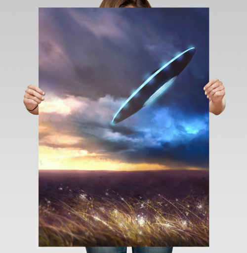 Фотография футболки UFO art / Искусство НЛО