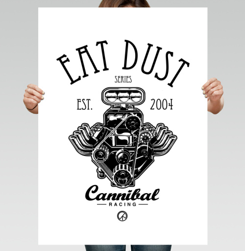 Фотография футболки Двигатель Eat Dust Cannibal Racing 2004
