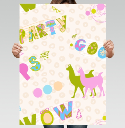 Фотография футболки Ламы Веселье Праздник Радость Night Party Good