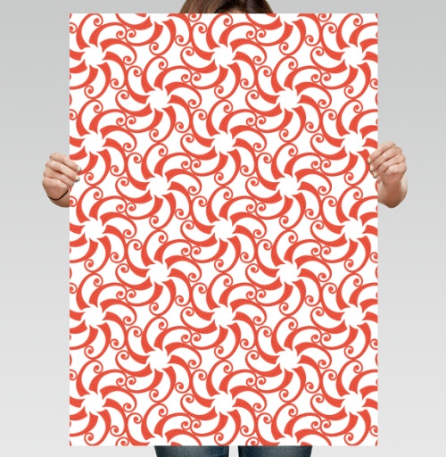 Фотография футболки Dynamic Rotating Coral Swirls Patterns Вращающиеся коралловые завитки узоры
