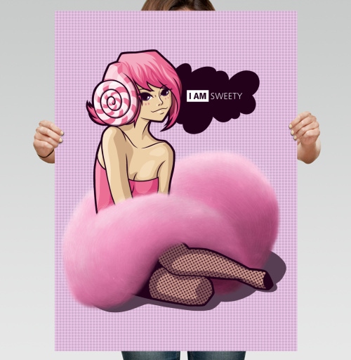 Фотография футболки I AM SWEETY / Я сладость