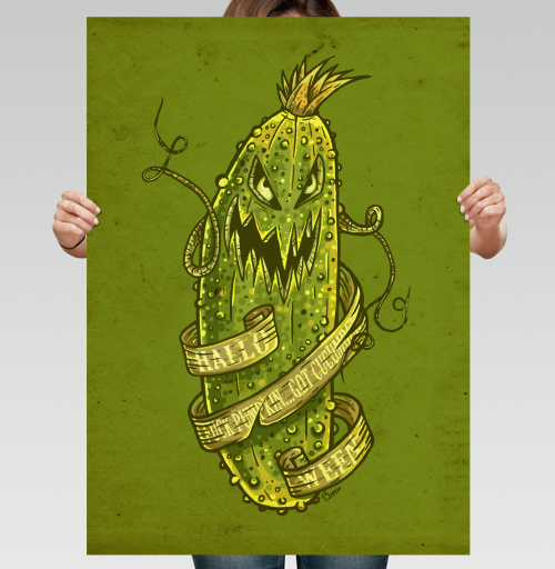 Фотография футболки F#ck Pumpkin... Got Cucumber? / Нафиг тыкву... Огурец есть?