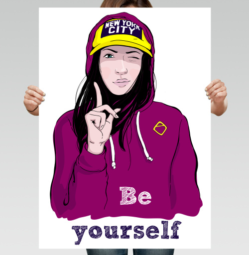 Фотография футболки Be yourself