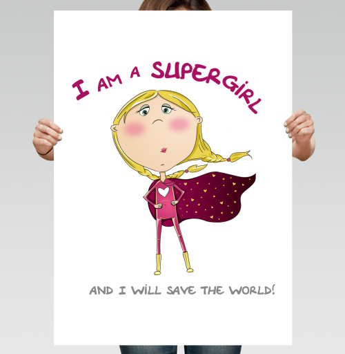 Фотография футболки Supergirls will save the world / Супердевочки спасут мир