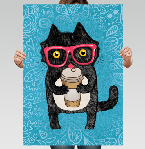 Фотография футболки Coffee-cat