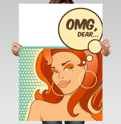 Фотография футболки OMG, dear... / Боже мой