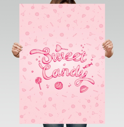 Фотография футболки Sweet Candy Pink / Сладкий конфетно-розовый