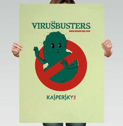 Фотография футболки virusbusters / Охотники за вирусами