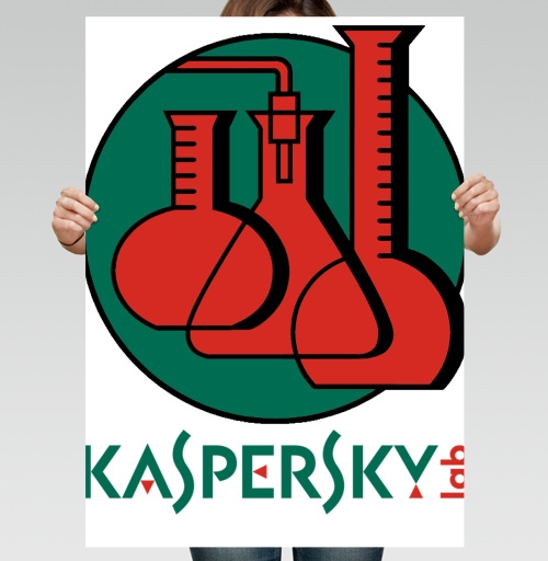Фотография футболки Логотип Kaspersky Lab – символ надежной кибербезопасности
