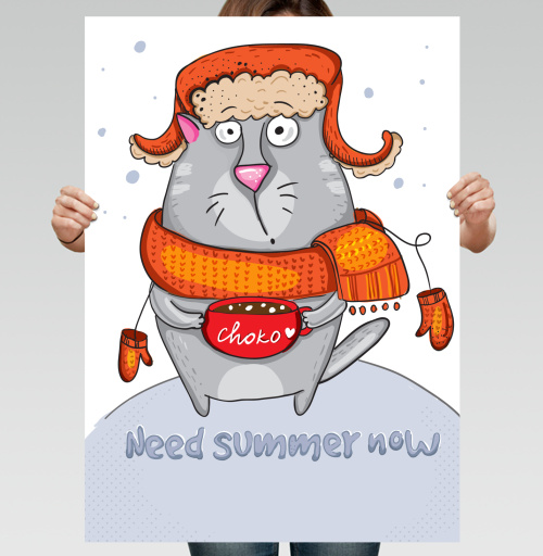Фотография футболки I need summer..
