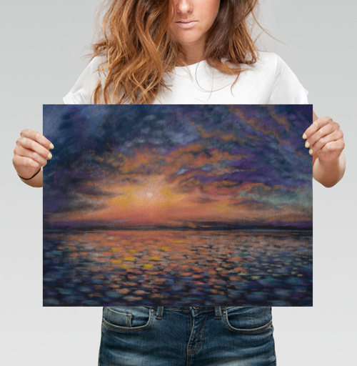 Фотография футболки Озерные светотени