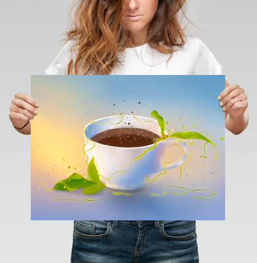 Фотография футболки Чашечка кофеечка