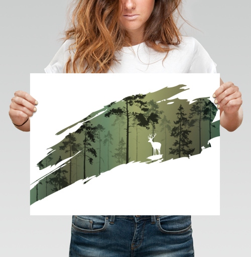 Фотография футболки Кусочек леса