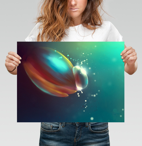 Фотография футболки Капелька и бутон