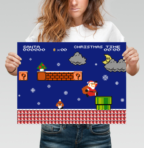 Фотография футболки Santa Mario