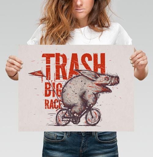 Фотография футболки Trash BIG RACE