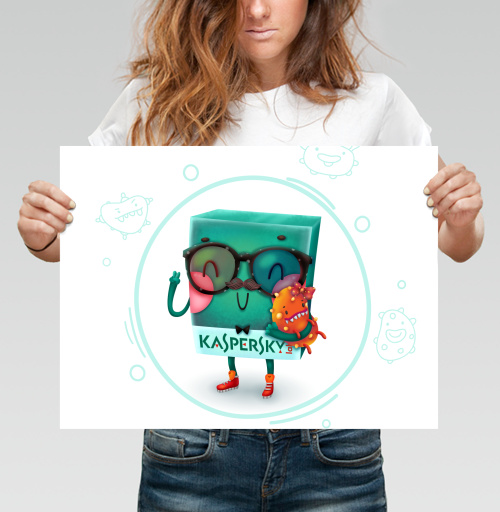 Фотография футболки Kaspersky Lab Hipster / Лаборатория Касперского Хипстер