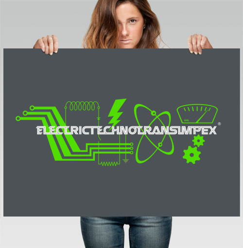 Фотография футболки Логотип электротехнические технологии надежность ELECTRICTECHNOTRANSIMPEX
