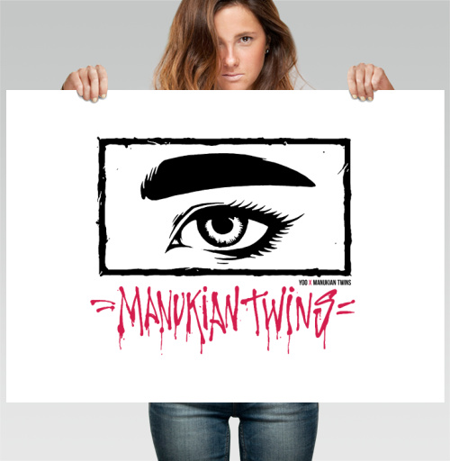 Фотография футболки Manukian Twins Eye  / Глаза близнецов Манукян