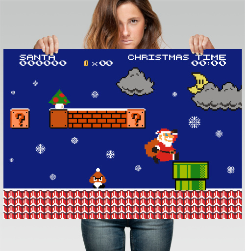 Фотография футболки Santa Mario