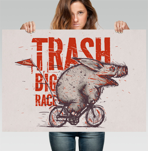 Фотография футболки Trash BIG RACE