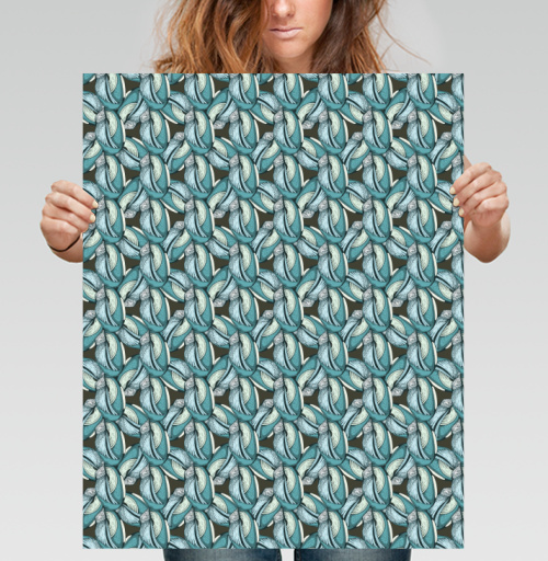 Фотография футболки Abstract pattern of shells / Абстрактный узор из ракушек
