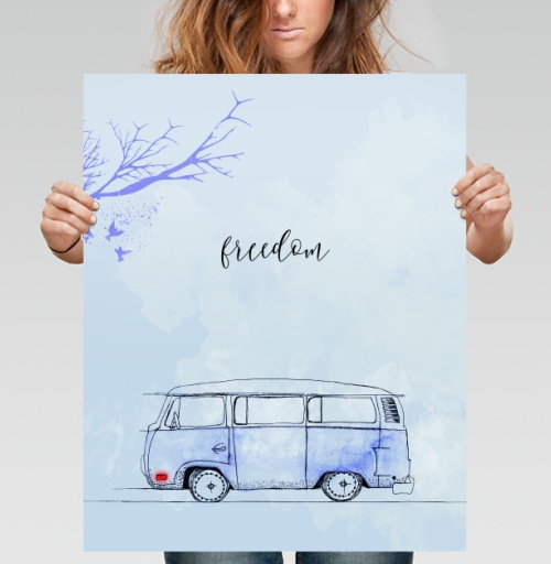 Фотография футболки Синий автобус