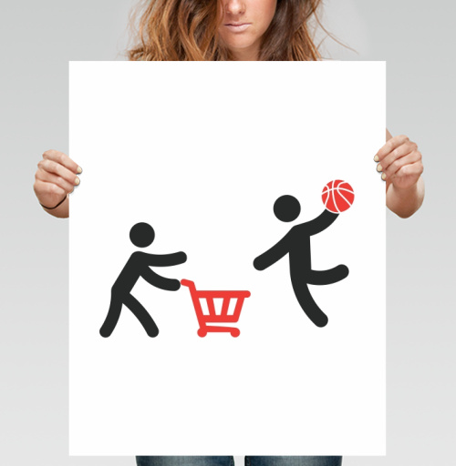 Фотография футболки Basket / Корзина для баскетбола