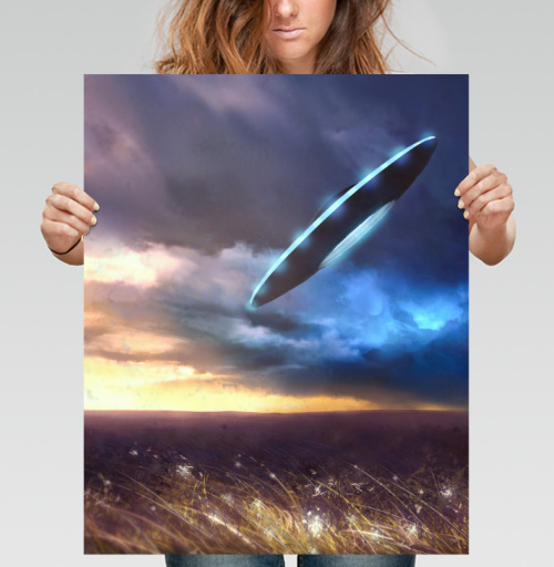 Фотография футболки UFO art / Искусство НЛО
