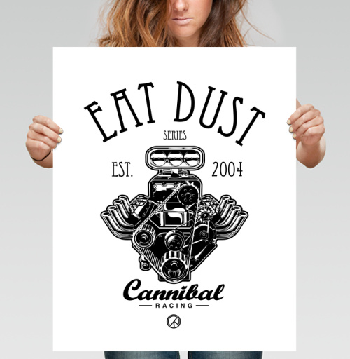 Фотография футболки Двигатель Eat Dust Cannibal Racing 2004