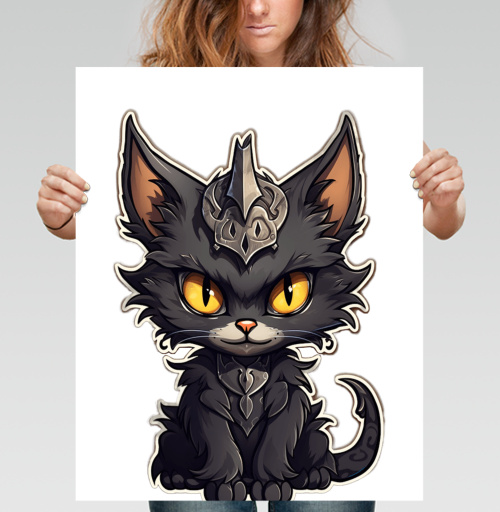 Фотография футболки Кот-кошмарик.