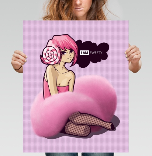 Фотография футболки I AM SWEETY / Я сладость