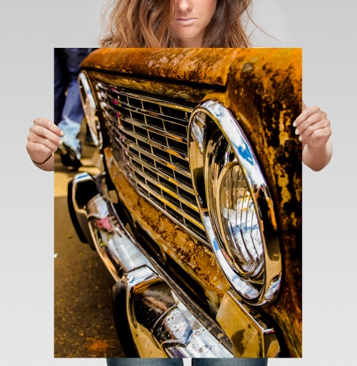 Фотография футболки Ржавый автомобиль