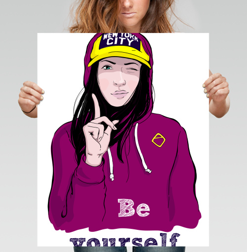 Фотография футболки Be yourself