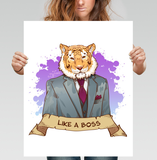 Фотография футболки Like a boss