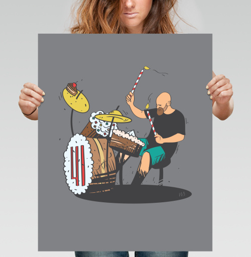 Фотография футболки Drummer 41 / Барабанщик 41