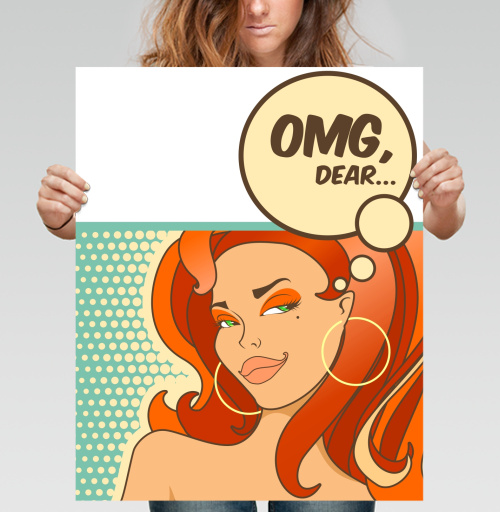 Фотография футболки OMG, dear... / Боже мой