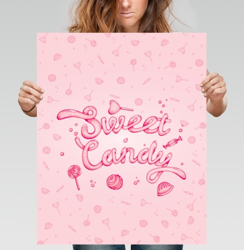 Фотография футболки Sweet Candy Pink / Сладкий конфетно-розовый