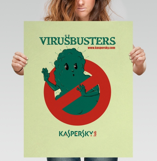 Фотография футболки virusbusters / Охотники за вирусами