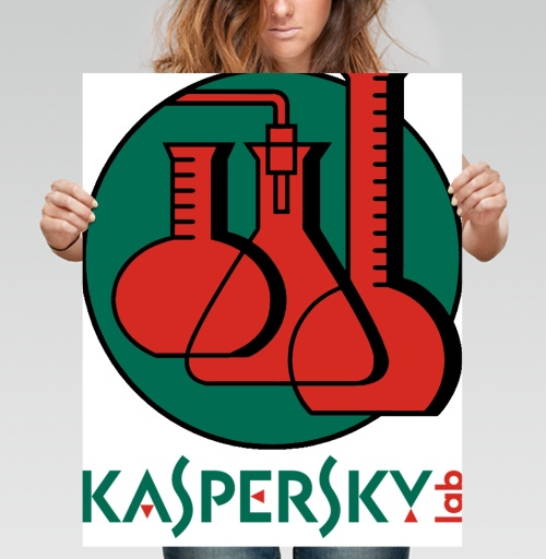 Фотография футболки Логотип Kaspersky Lab – символ надежной кибербезопасности