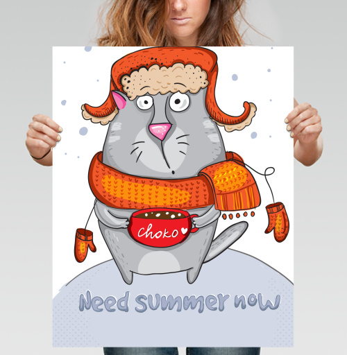 Фотография футболки I need summer..
