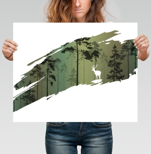 Фотография футболки Кусочек леса
